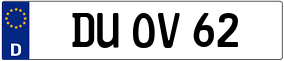 Truck License Plate